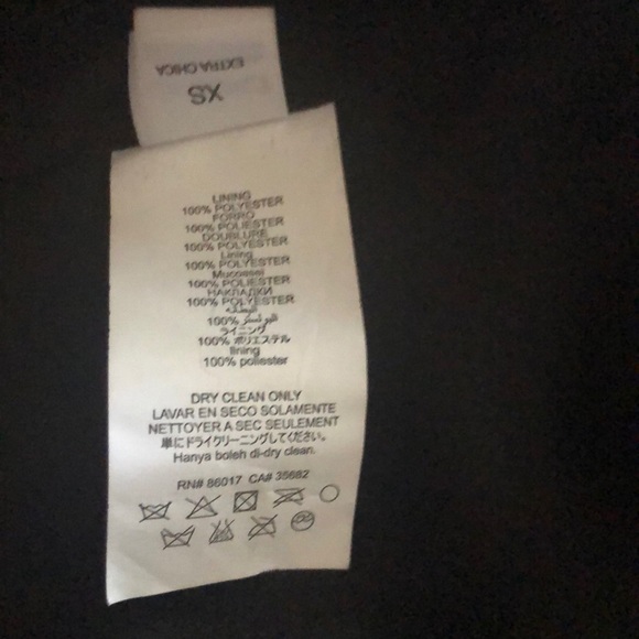 Bebe Blk/Wht Striped Blazer - Picture 3 of 3